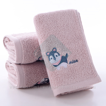 China Bulk personalized hand towels Factory Cotton Embroidery Home Towels Manufacturer